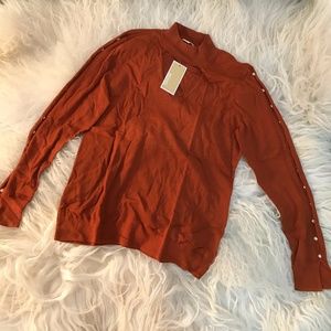 Michael Kors Maple Leaf Top